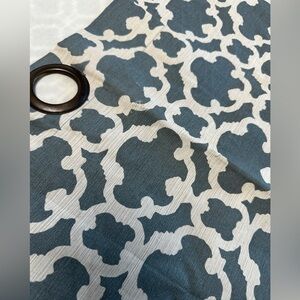 Set of 2 curtains drapes with rings 54.5” by 82”